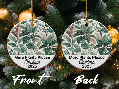 More Plants Please Custom 2025 Ornament product