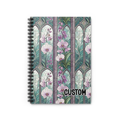 Floral Custom Design Spiral Notebook Product