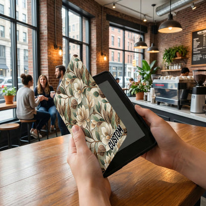 Floral Patterned Custom Kindle Cover for Stylish Readers