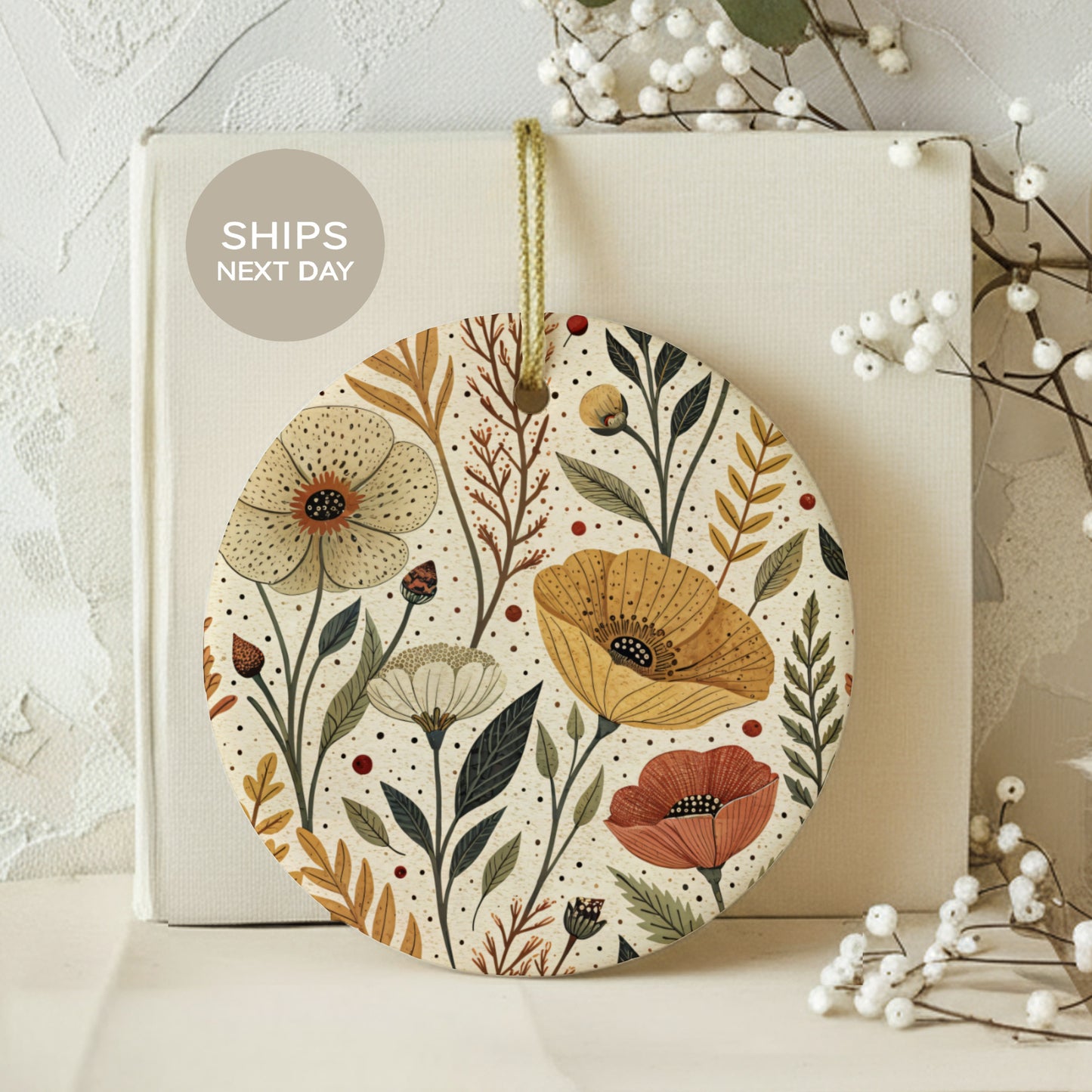 Floral Garden Decorative Wall Hanging Ornament Decor
