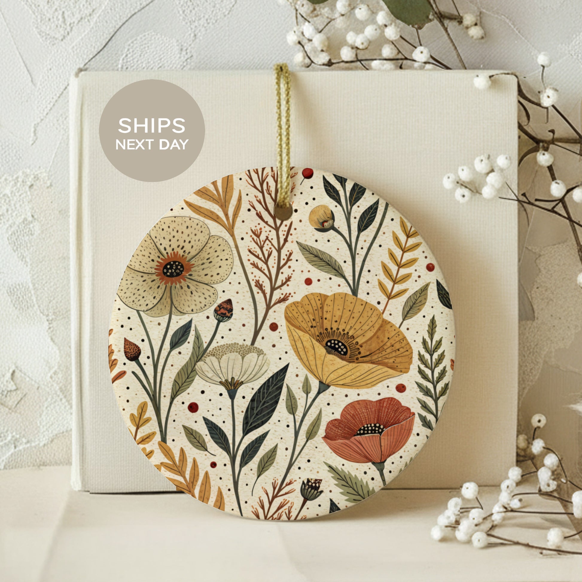 Floral Garden Decorative Wall Hanging Ornament Decor