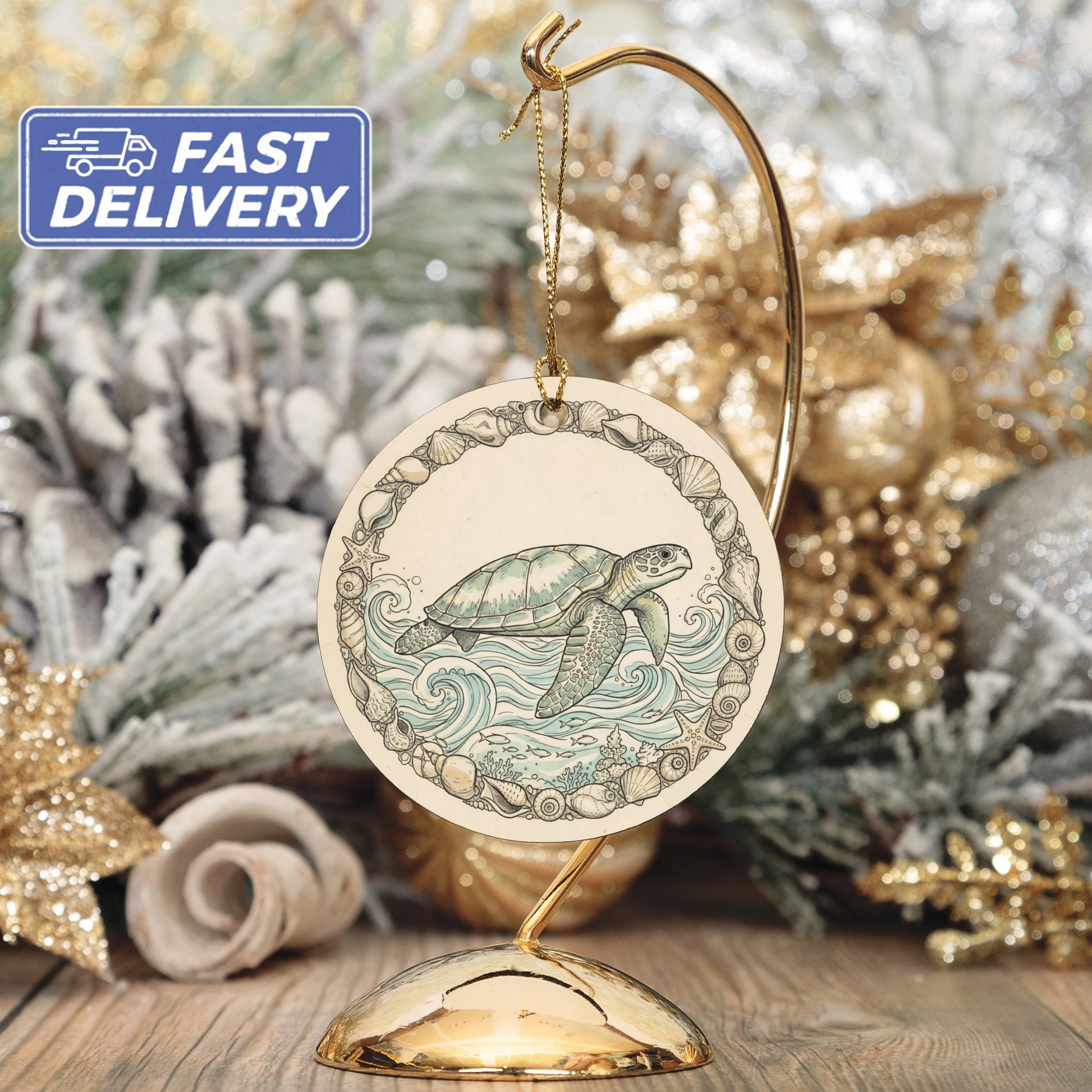 Fast Delivery Intricately Designed Turtle Ornament product type