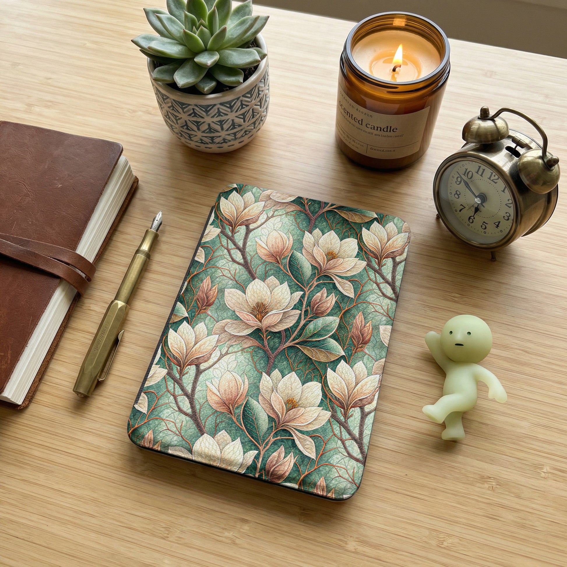 Vintage Floral Pattern Hardcover Notebook