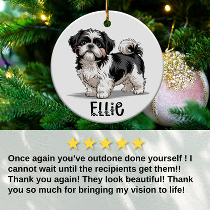 Personalized Christmas Dog Ornament product
