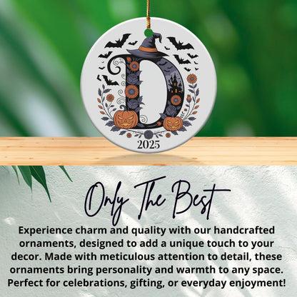 2025 Personalized Halloween Letter D Ornament product