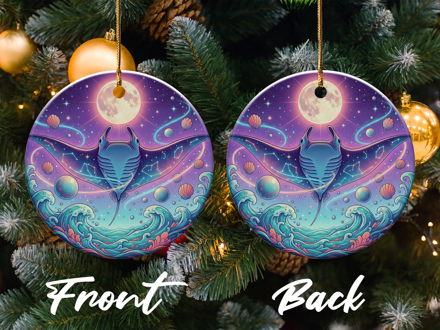 Scorpio Zodiac Sign Double-Sided Ornament product