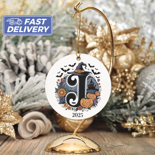Halloween Themed Personalized 2025 Ornament product type