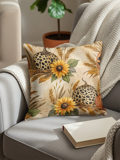 Sunflower and Pumpkin Decorative Throw Pillow product