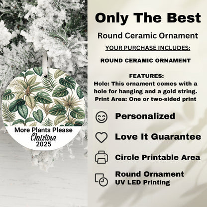 Only The Best Round Ceramic Ornament product