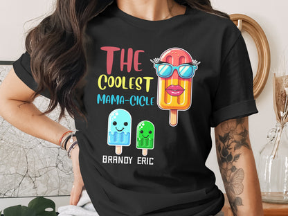 Fun The Coolest Mama-Cicle Tees Graphic Popsicle product type
