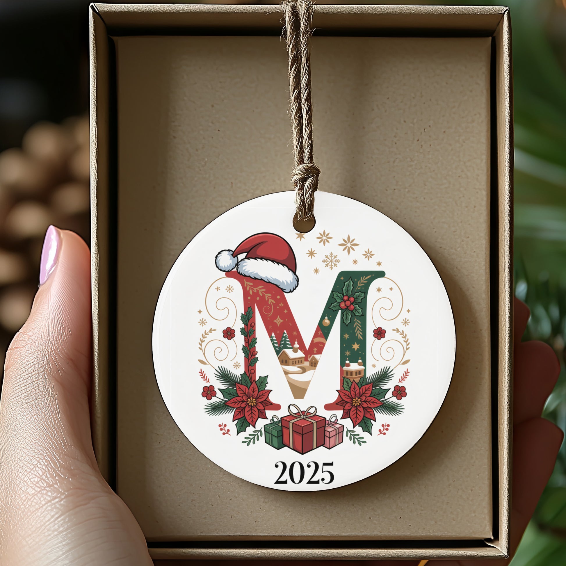 Personalized Christmas 2025 Ornament For Festive Decor product