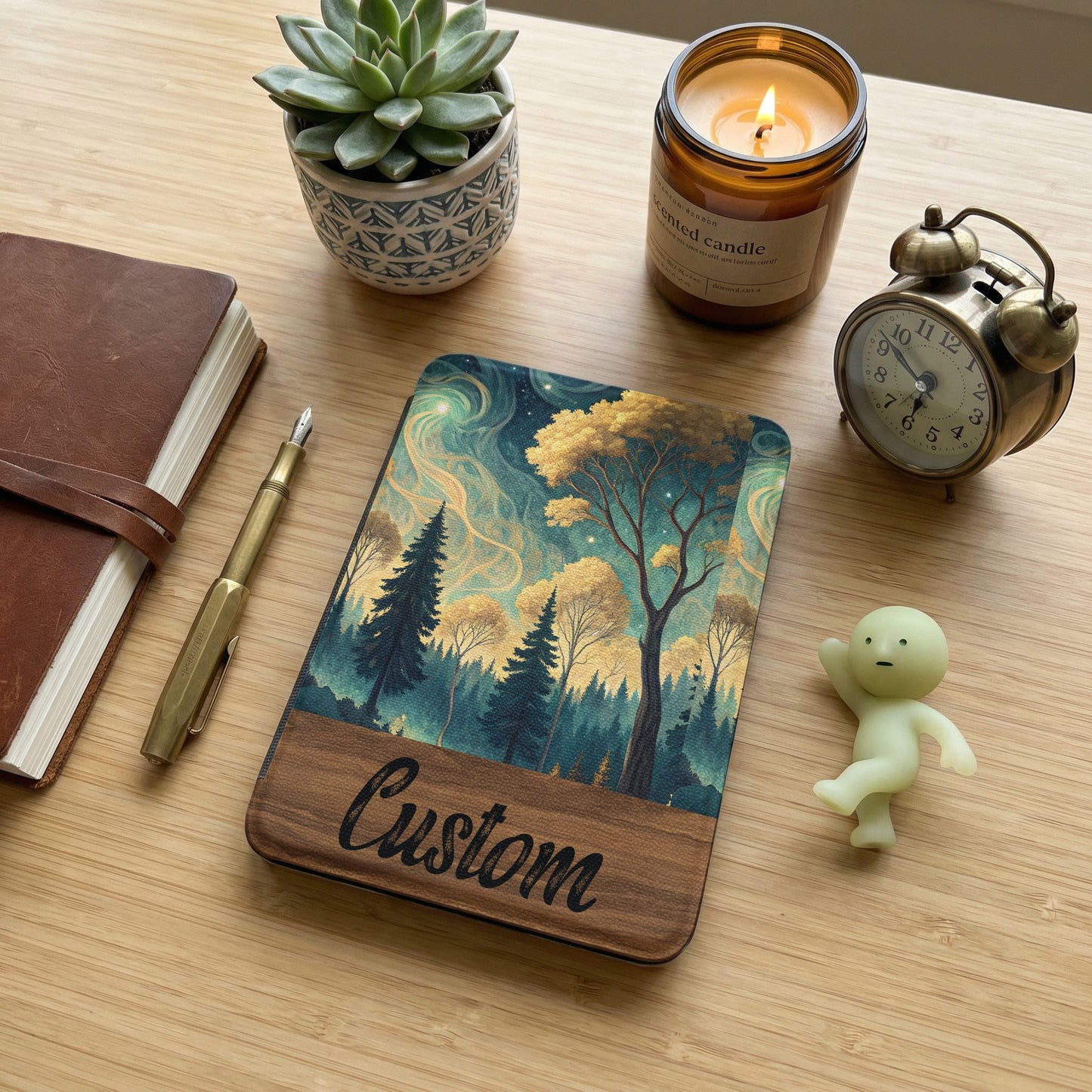Custom Design Forest Scene Notepad for Creative Writing