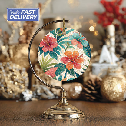 Vibrant Floral Pattern Fast Delivery Decorative Ornament