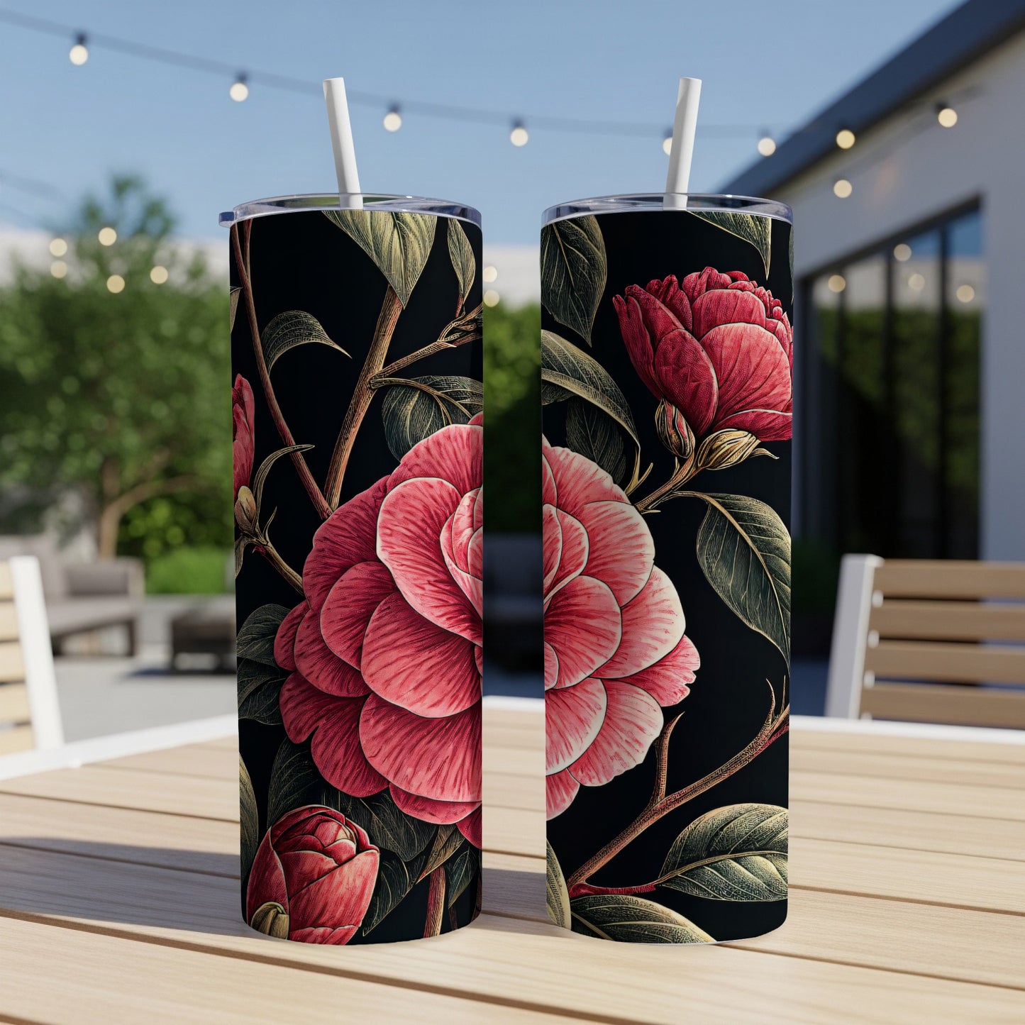 Pink Petal Power A Floral Fantasy Design Tumblers - Walk Greener