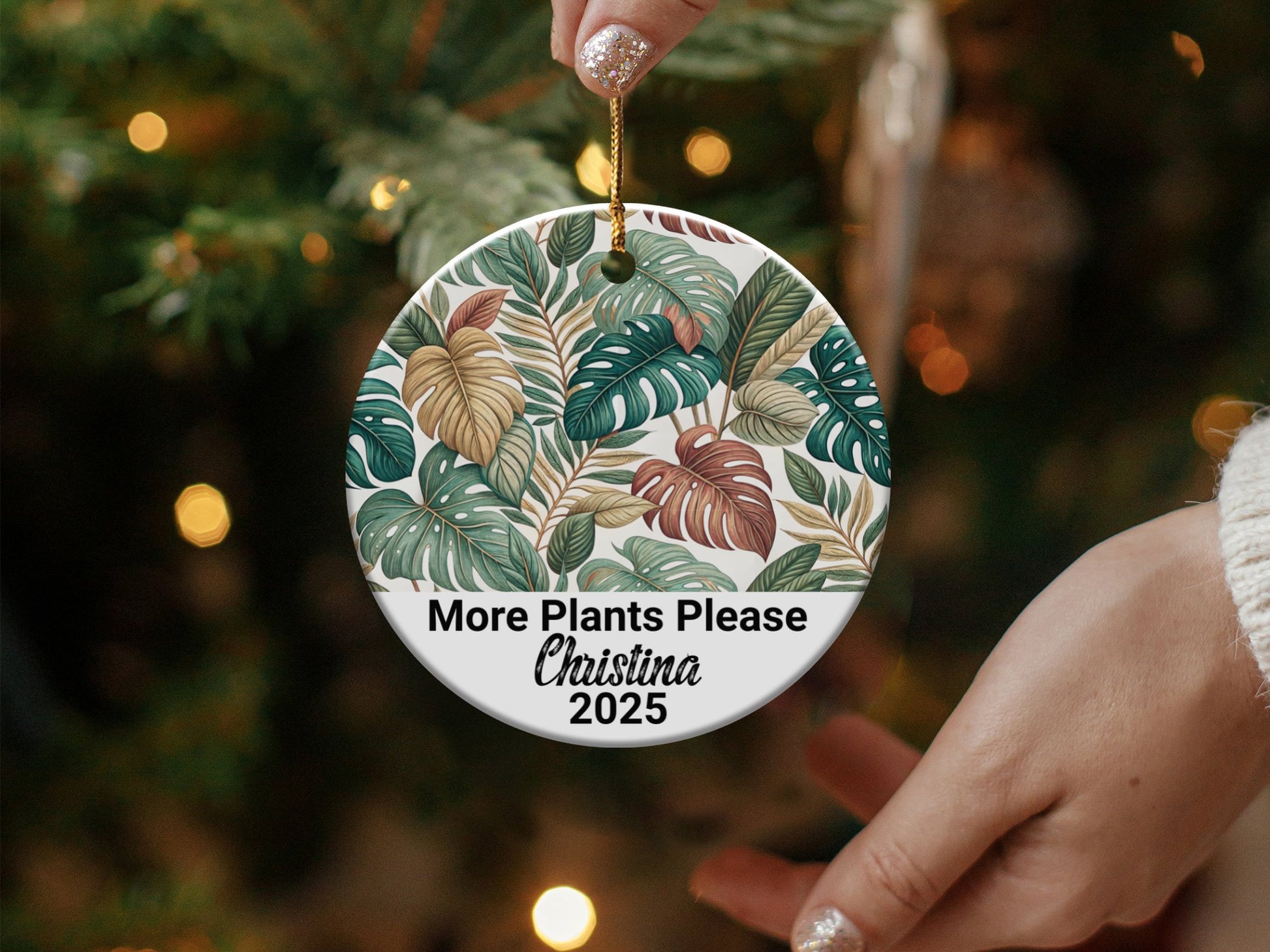 More Plants Please Christina 2025 Ornament product type