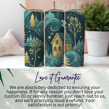 Custom 20 oz Skinny Tumbler with Love It Guarantee