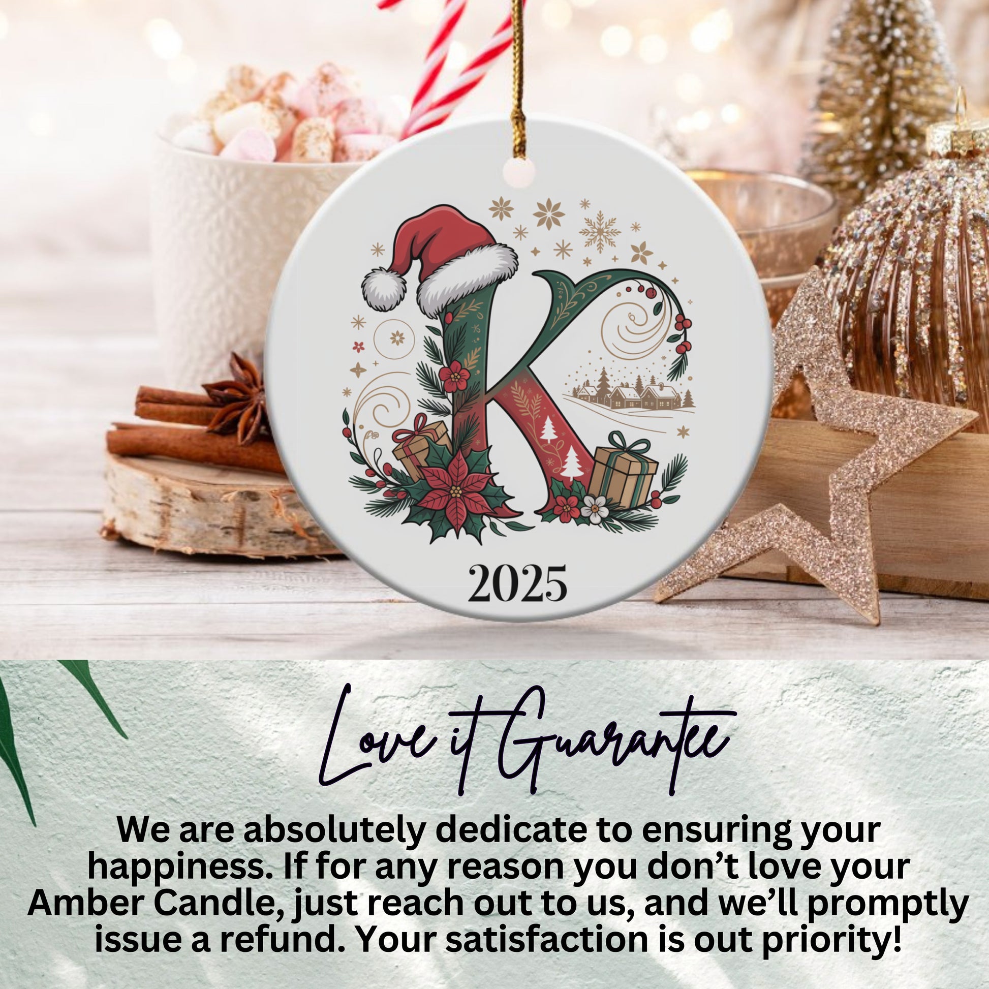 Christmas Themed Customizable Ornament product