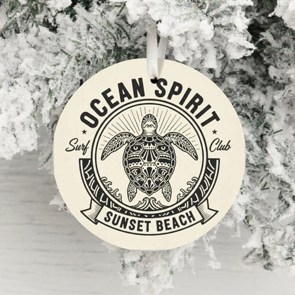 Ocean Spirit Surf Club Sunset Beach Ornament product