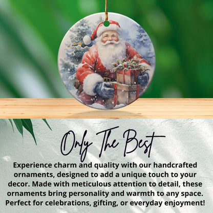 Santa Claus Holding Gifts Decorative Ornament product