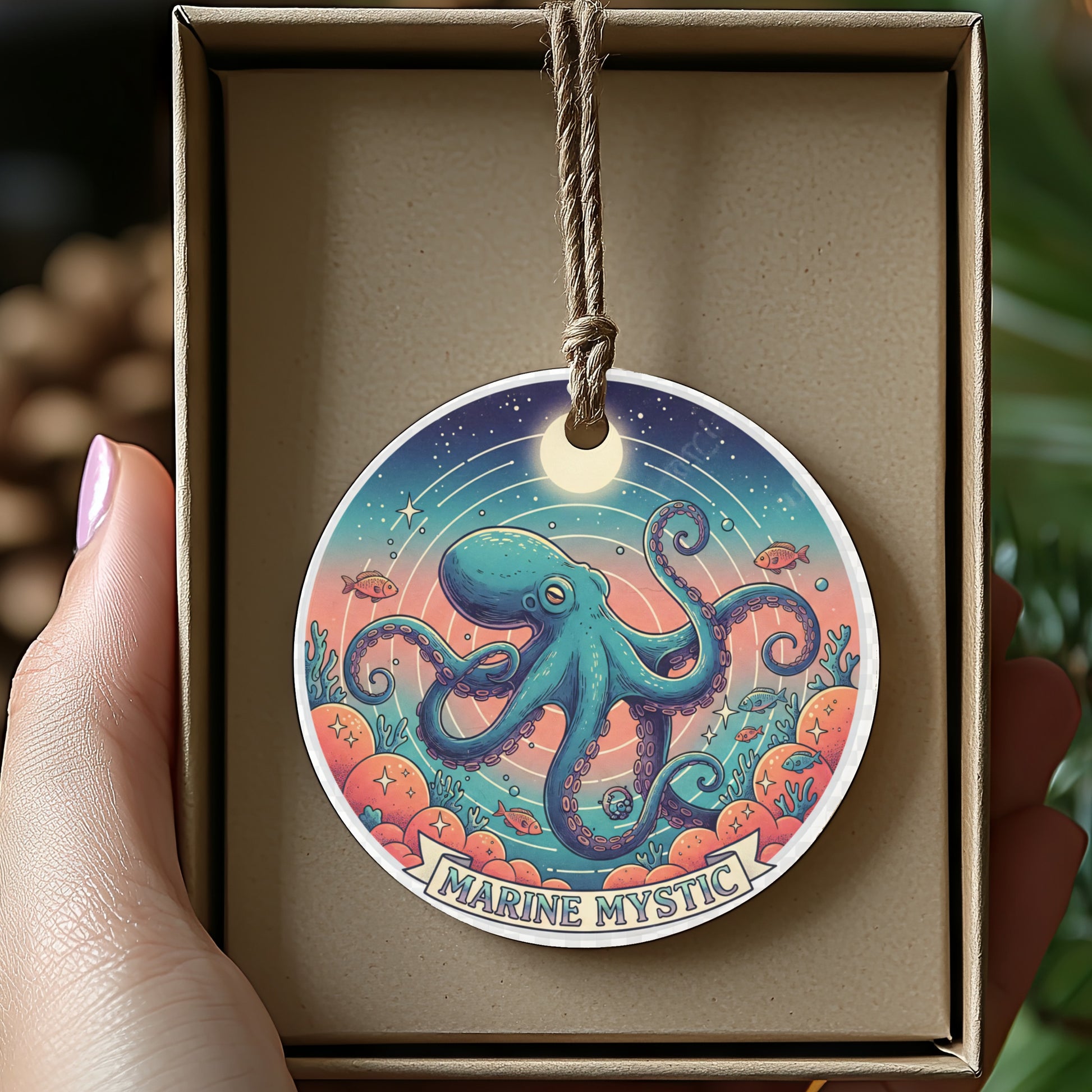 Marine Mystic Octopus Design Hanging Decor product