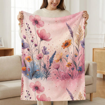 Watercolor Floral Garden Dreams Artistic Design - Walk Greener