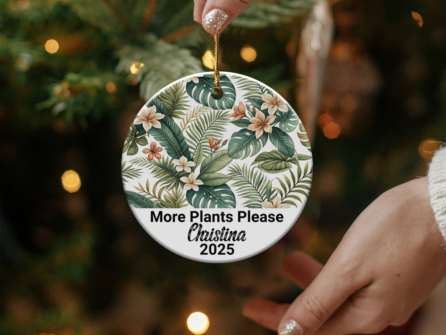 More Plants Please Christina 2025 Ornament product type