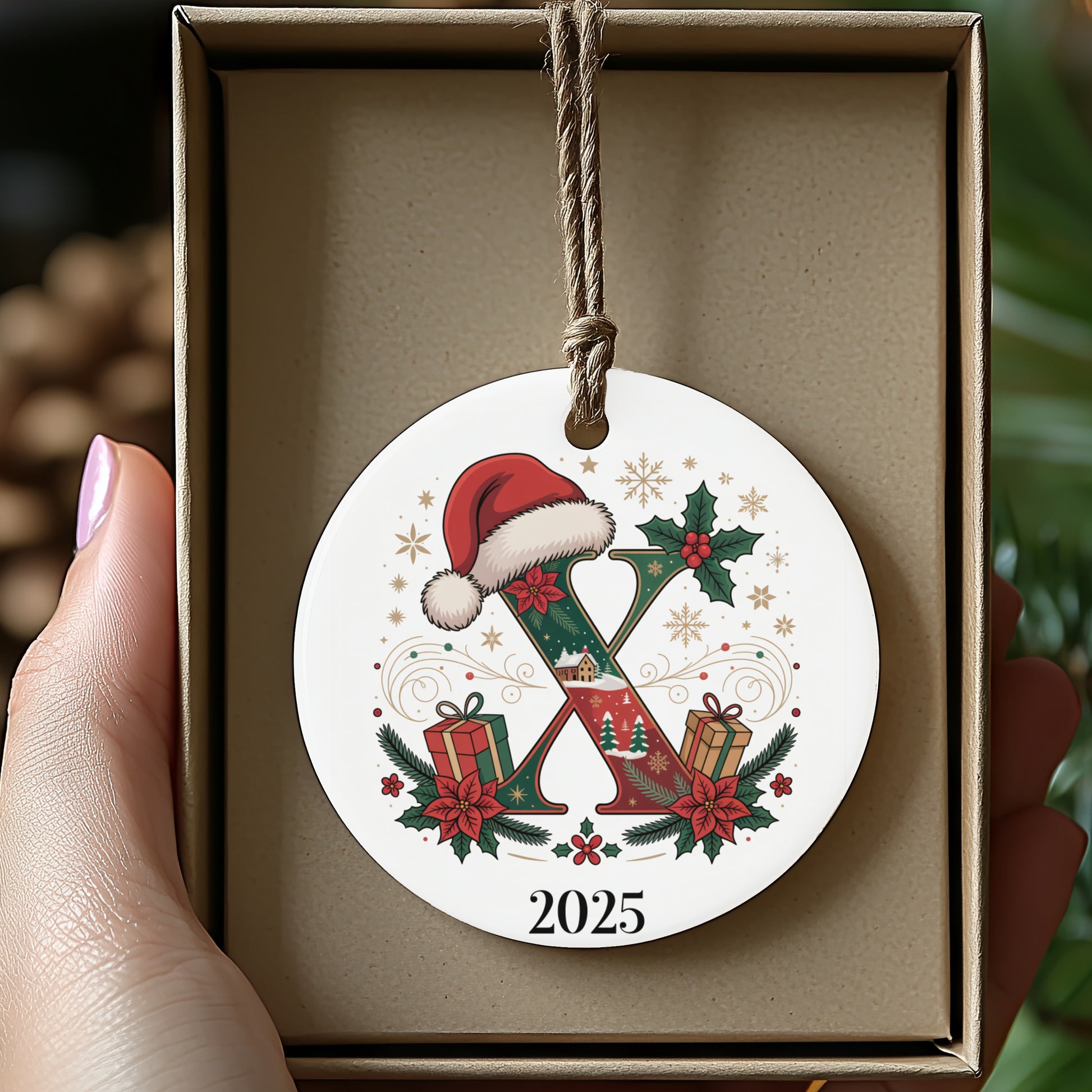 Personalized Christmas Ornament 2025 Holiday Decoration product