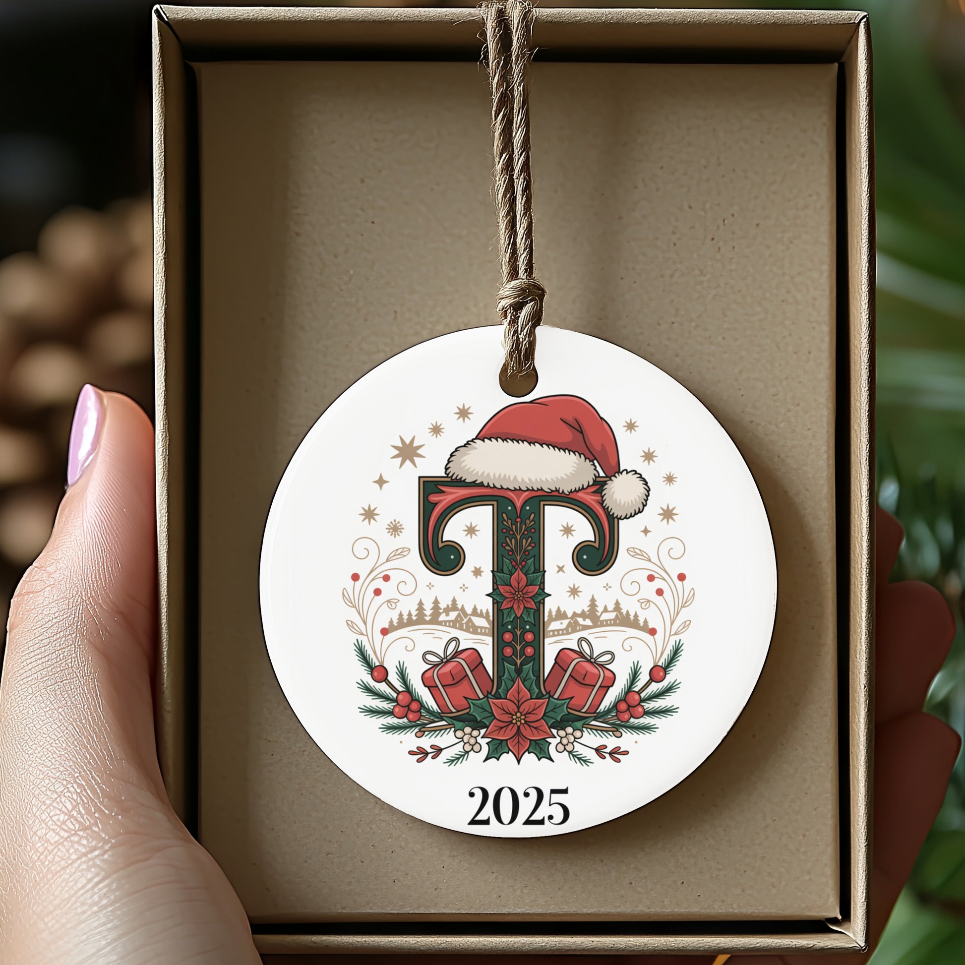 Festive Christmas Ornament 2025 Holiday Decoration product