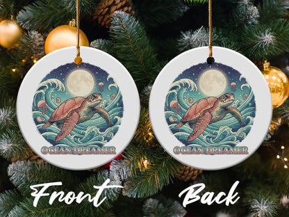 Ocean Dreamer Sea Turtle Themed Ornament product type