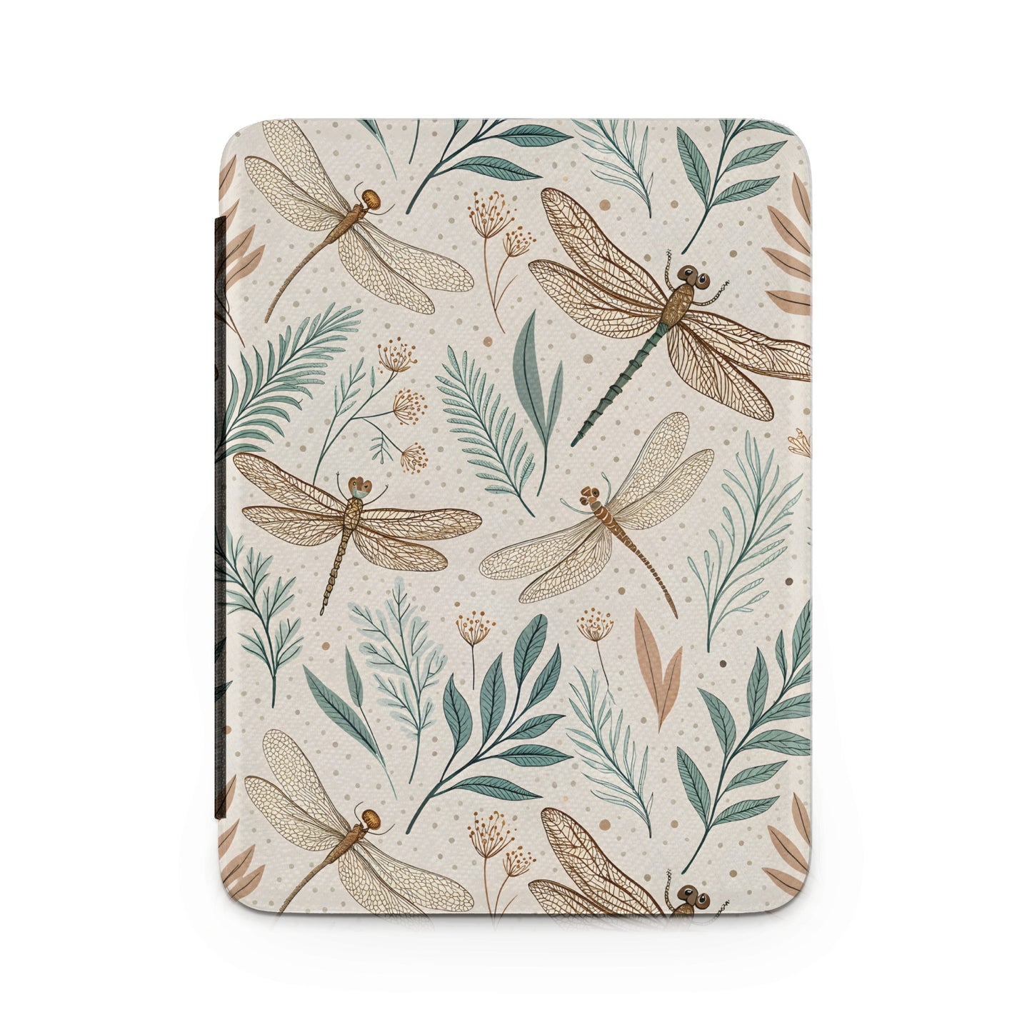 Dragonfly and Botanical Design Laptop Sleeve
