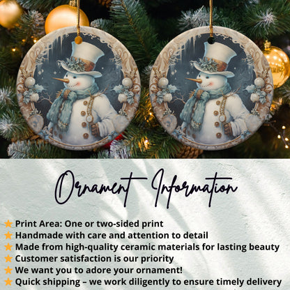 Festive Snowman Christmas Ornament product