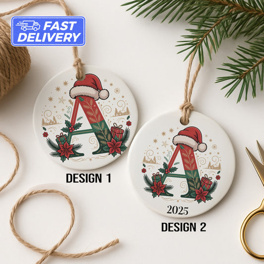 Personalized Christmas Holiday Ornament 2025 product type