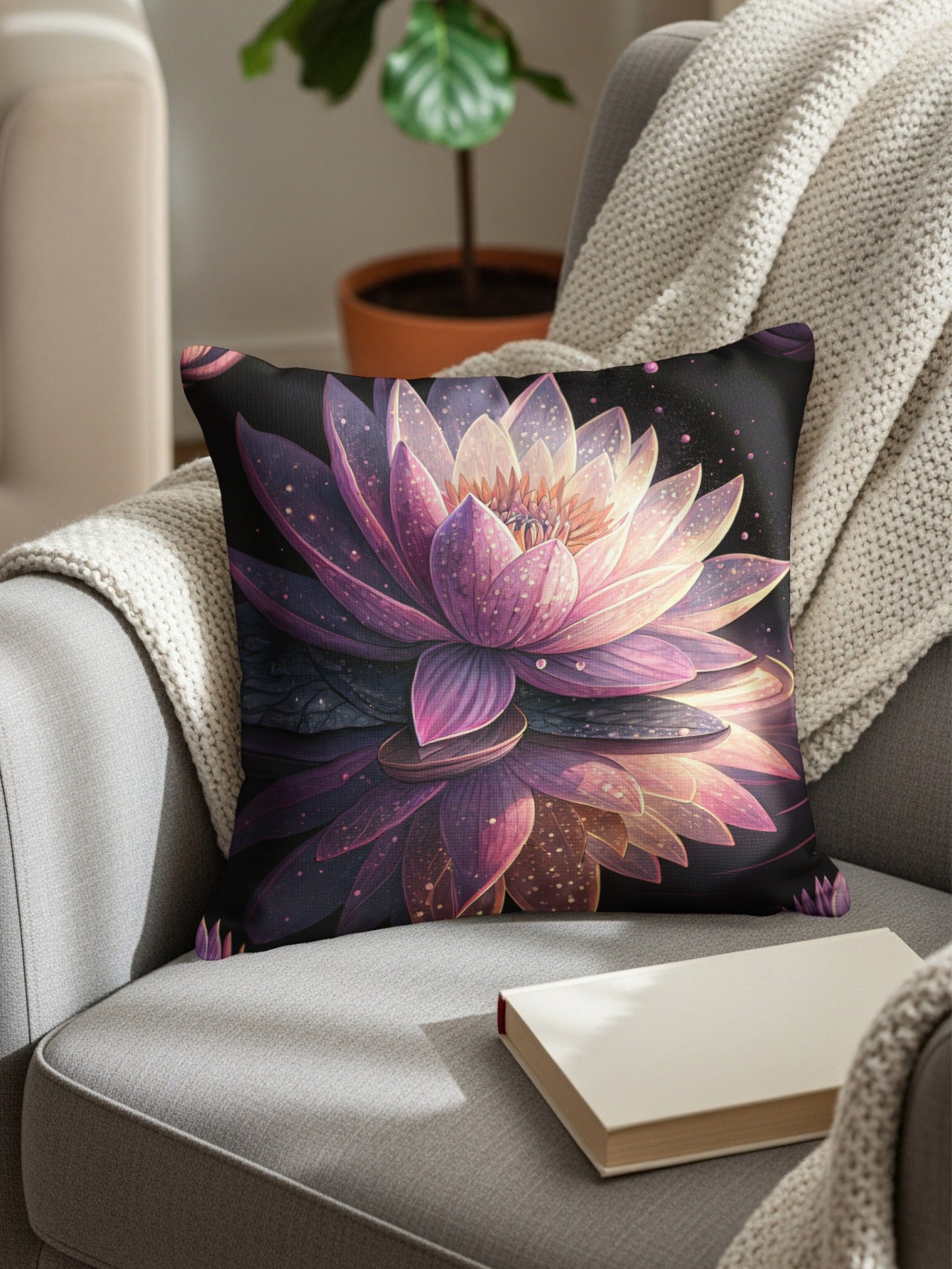 Beautiful Colorful Flower Design Decorative Pillow