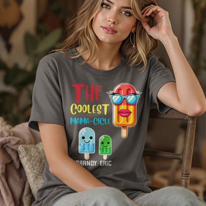 The Coolest Mama Cicle Graphic Tee shirt product type
