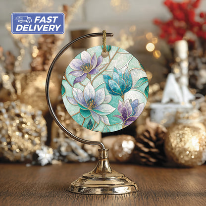 Exquisite Floral Design Christmas Ornament Product