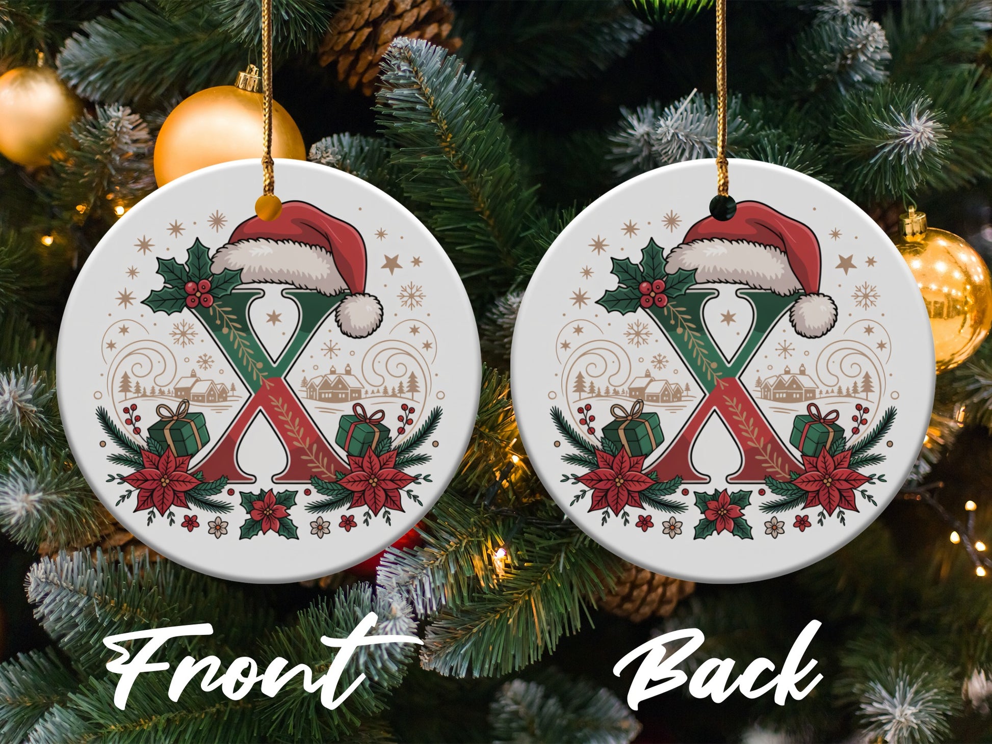 Personalized Christmas Tree Hanging Ornament product