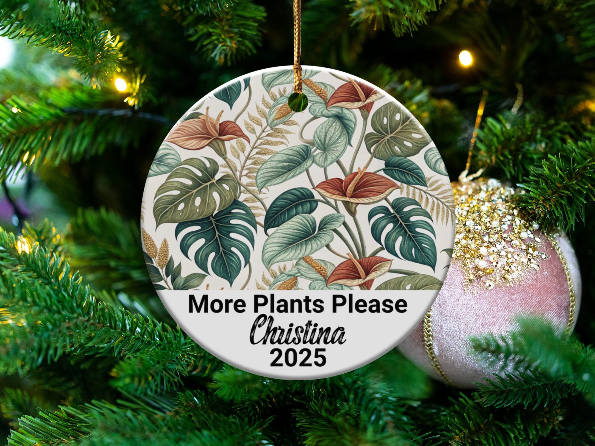 More Plants Please Christina 2025 Ornament product