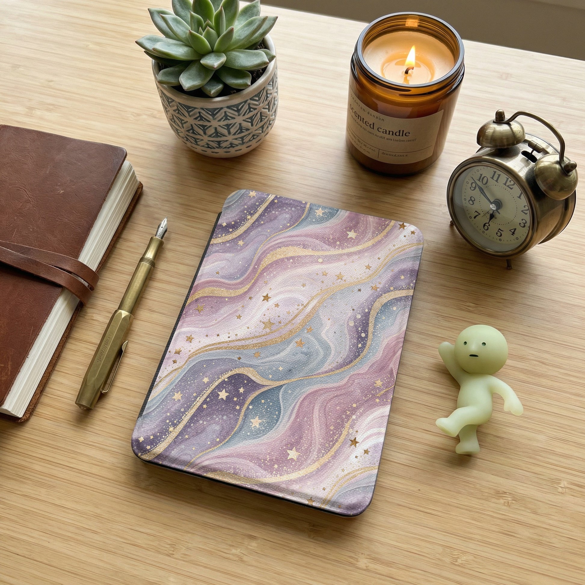 Cosmic Stars and Waves Design Planner Cover