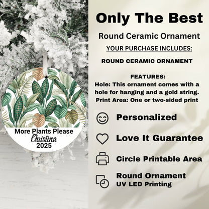 Only The Best Round Ceramic Ornament product