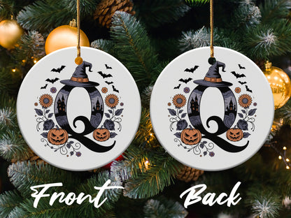 Halloween Themed Monogram Q Ornament Decoration product