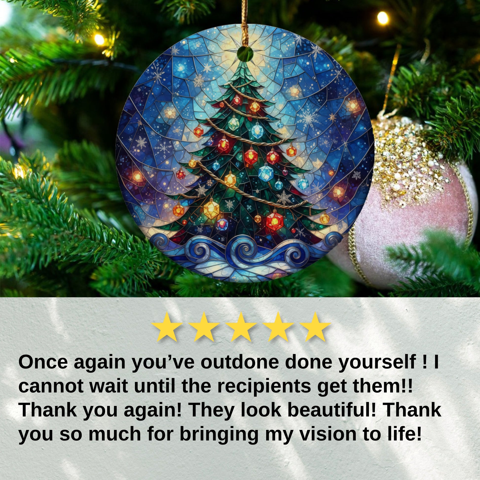 Christmas Tree with Colorful Lights product