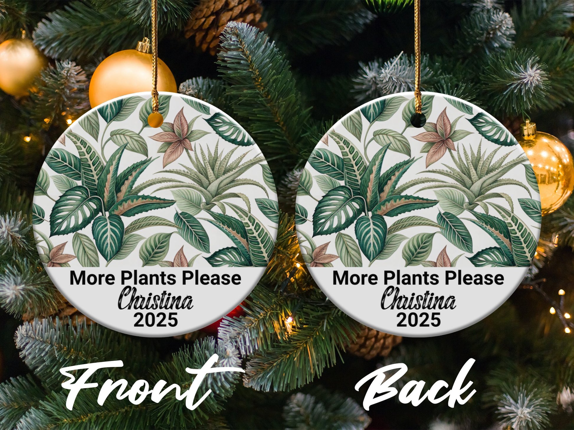 More Plants Please Christma 2025 Ornament product type