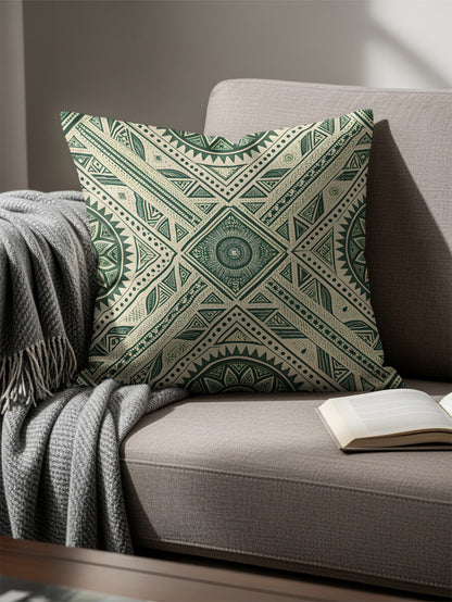 Geometric Patterned Decorative Pillow for Home Decor