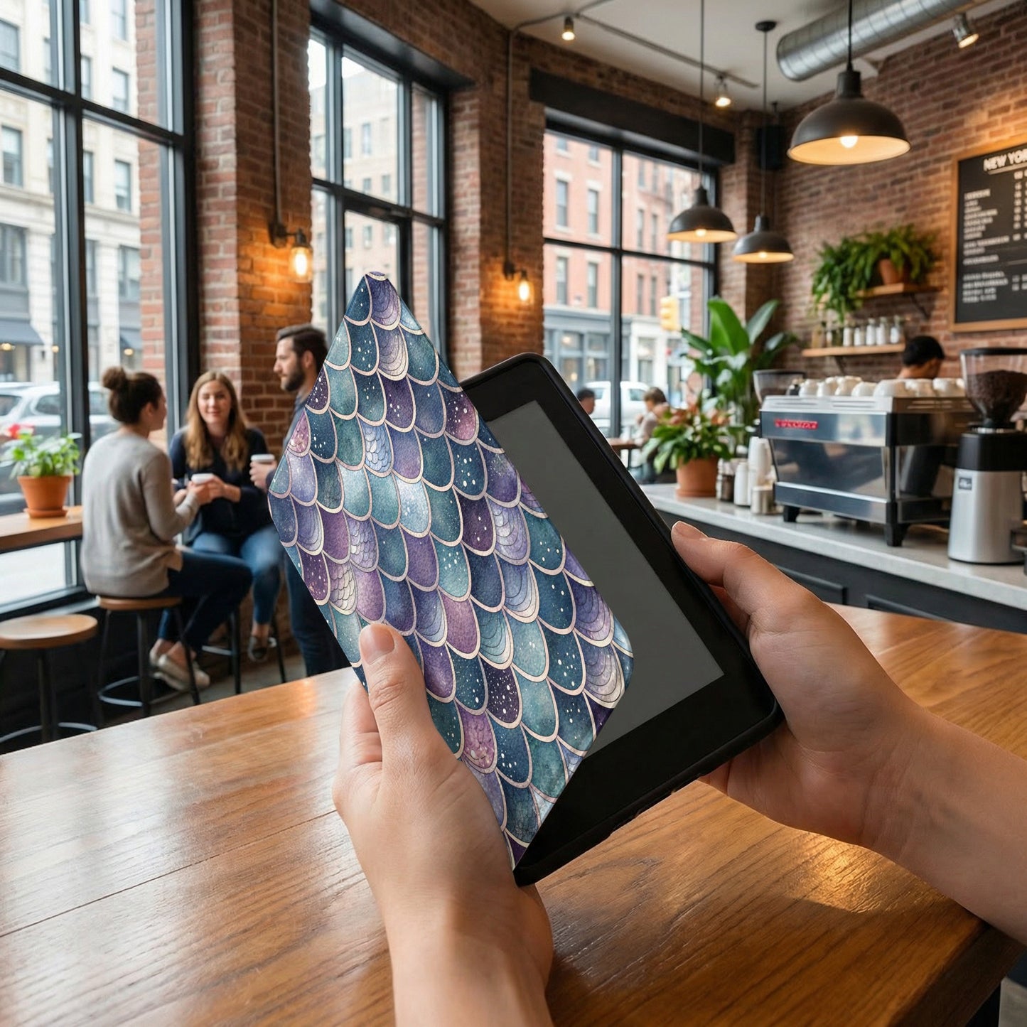 Mermaid Scale Pattern Sleeve for Tablet and E-Reader