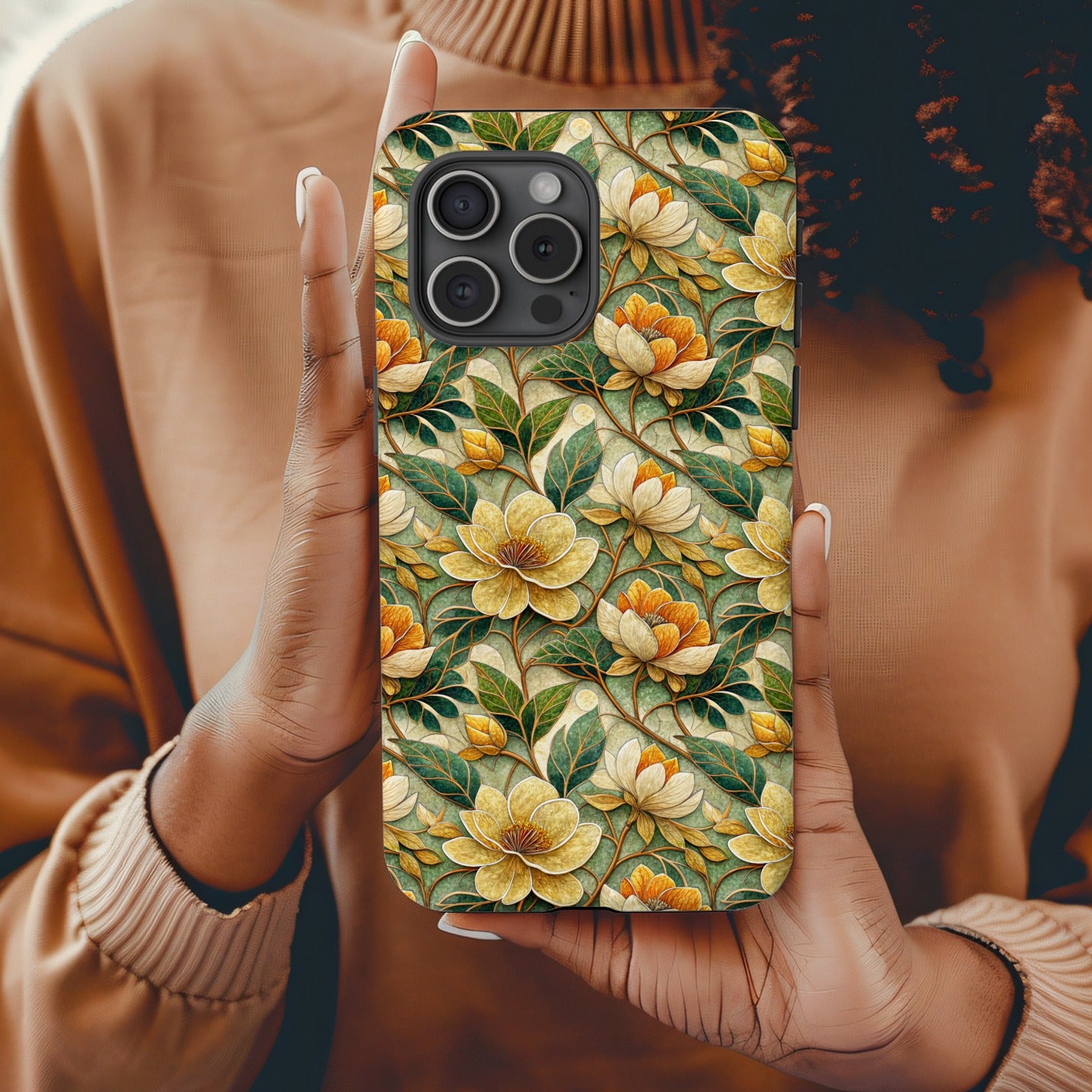 Vibrant Floral Pattern iPhone 13 Pro Max Case