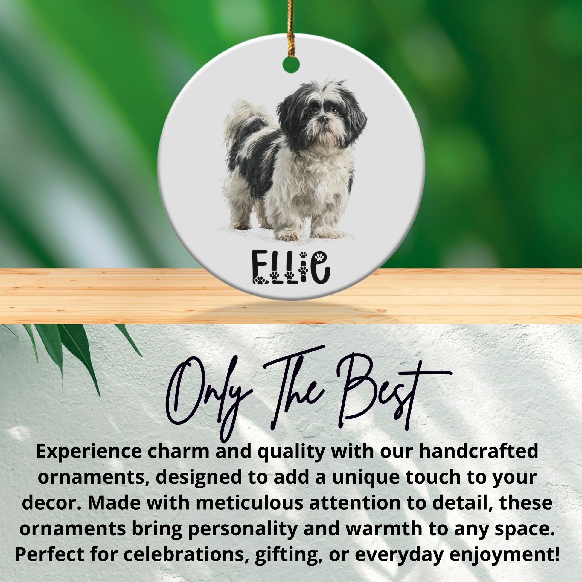 Unique Handcrafted Dog Breed Ornament product