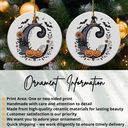 Unique Halloween Pumpkin Witch Hat Ornament product