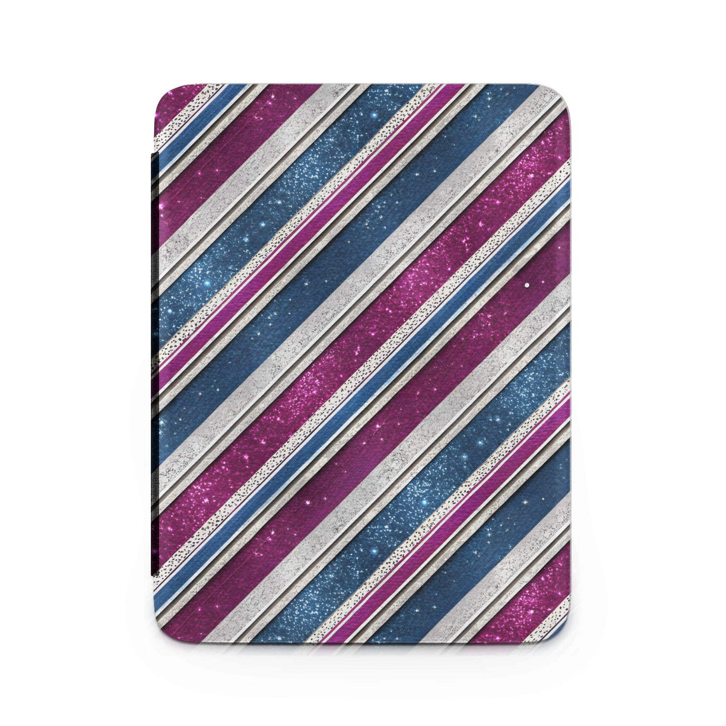 Vibrant Striped Patterned Multi-Colored Design Notebook