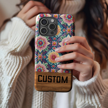 Vibrant Custom Floral Design Phone Case Cover