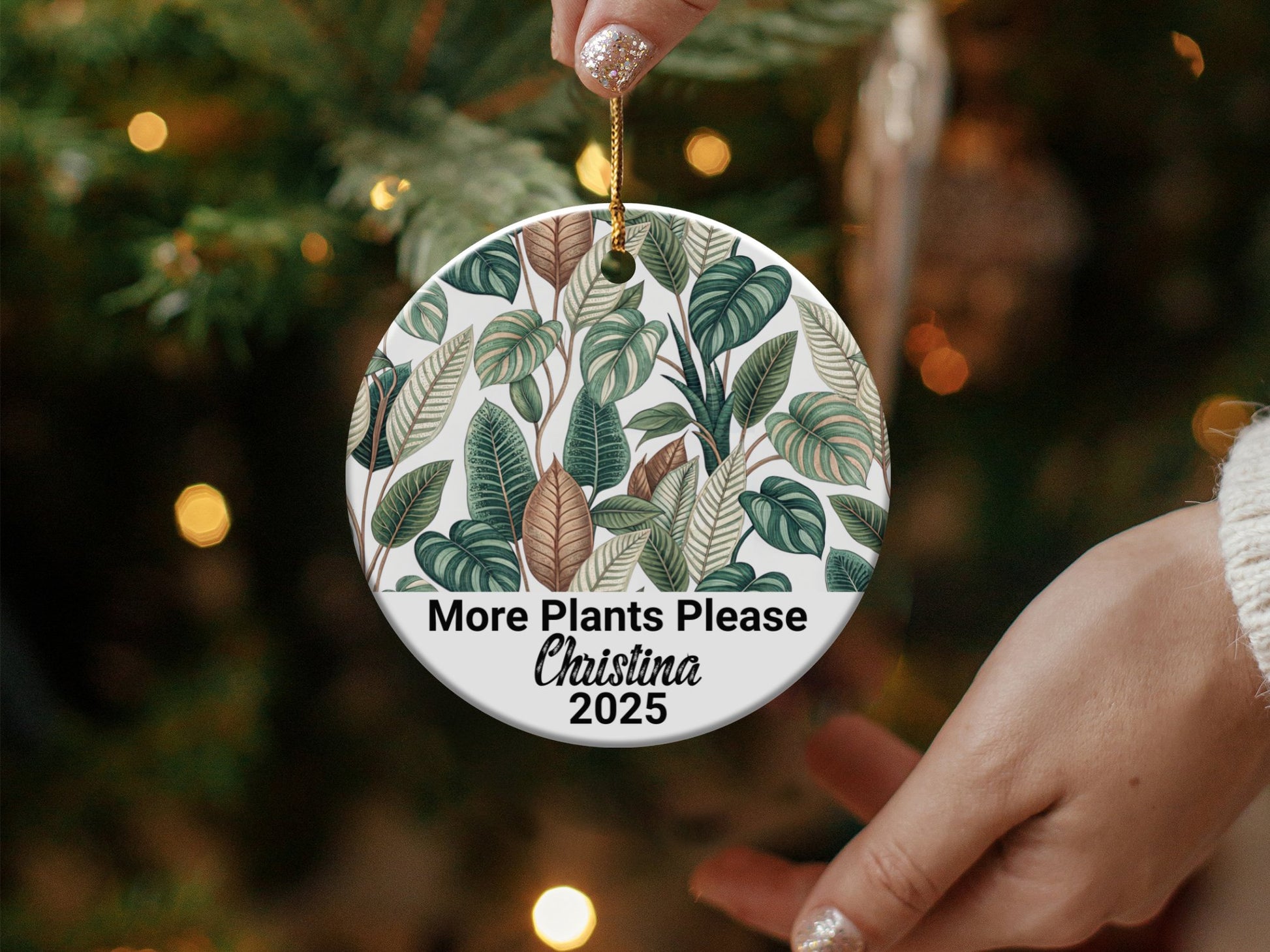 More Plants Please Christina 2025 Ornament product